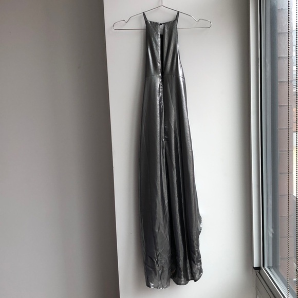 Privacy Please “Lehunt” Metallic Front Tie Dress! - Picture 10 of 13